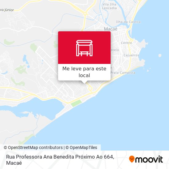 Rua Professora Ana Benedita Próximo Ao 664 mapa