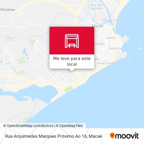 Rua Arquimedes Marques Próximo Ao 16 mapa