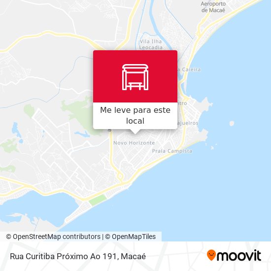 Rua Curitiba Próximo Ao 191 mapa