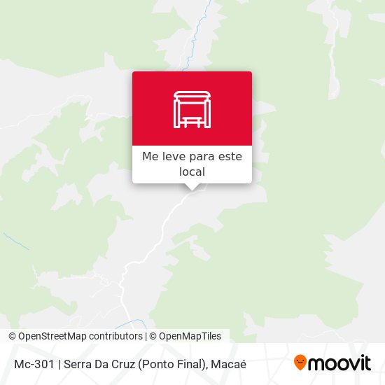 Mc-301 | Serra Da Cruz (Ponto Final) mapa