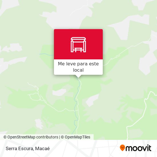 Serra Escura mapa