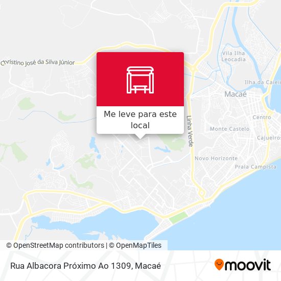 Rua Albacora Próximo Ao 1309 mapa