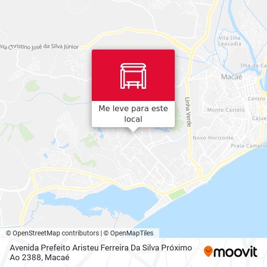 Avenida Prefeito Aristeu Ferreira Da Silva Próximo Ao 2388 mapa