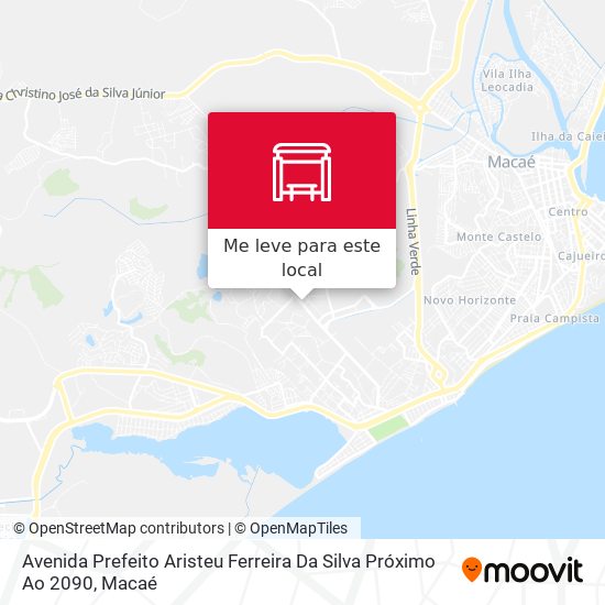 Avenida Prefeito Aristeu Ferreira Da Silva Próximo Ao 2090 mapa