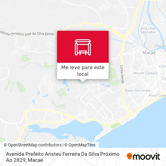 Avenida Prefeito Aristeu Ferreira Da Silva Próximo Ao 2829 mapa