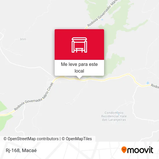 Rj-168 mapa