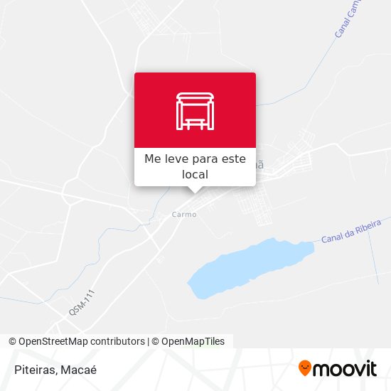 Piteiras mapa