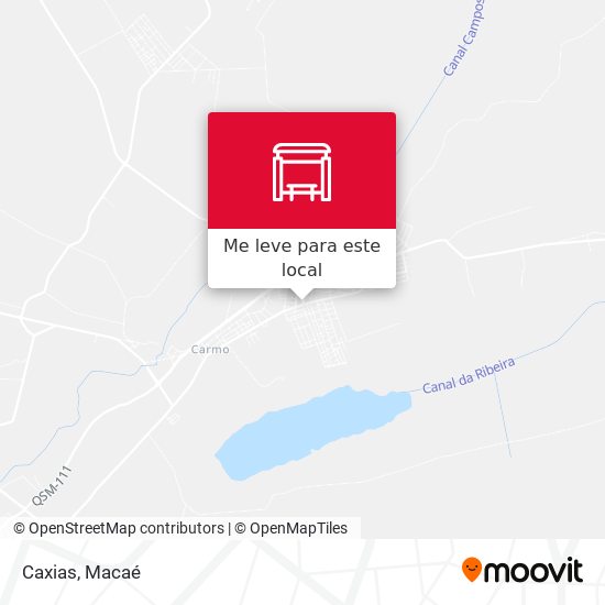 Caxias mapa