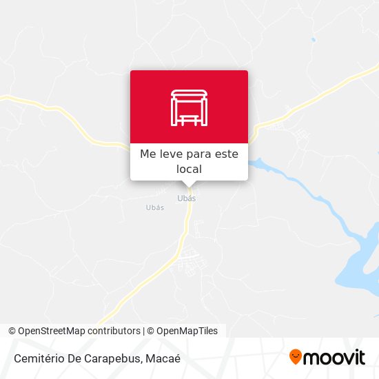 Cemitério De Carapebus mapa