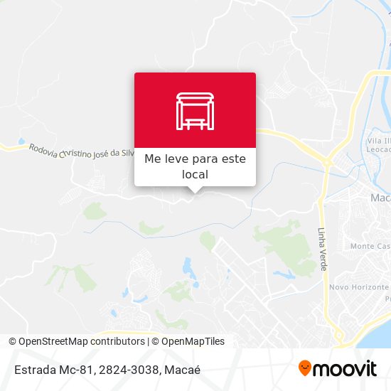 Estrada Mc-81, 2824-3038 mapa