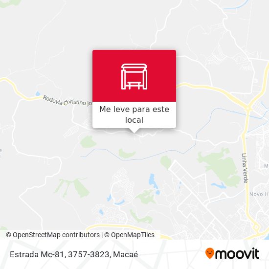 Estrada Mc-81, 3757-3823 mapa