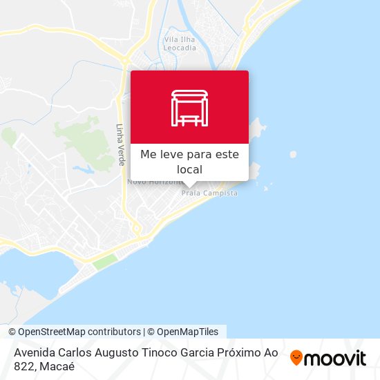 Avenida Carlos Augusto Tinoco Garcia Próximo Ao 822 mapa
