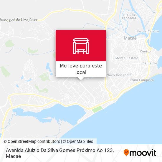 Avenida Aluizio Da Silva Gomes Próximo Ao 123 mapa