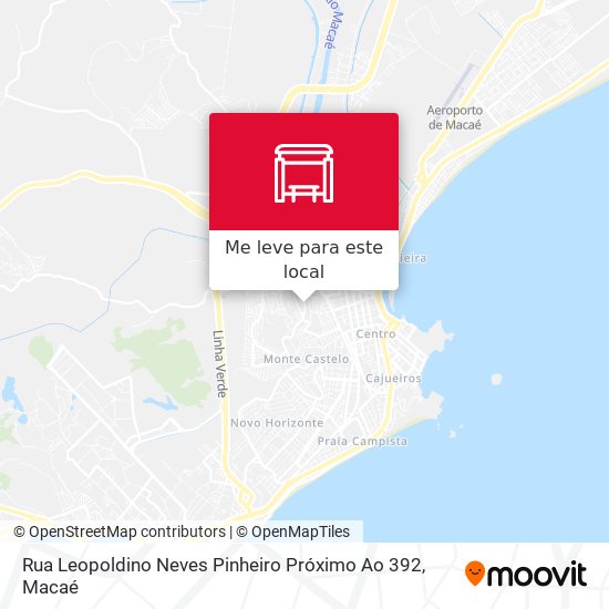 Rua Leopoldino Neves Pinheiro Próximo Ao 392 mapa