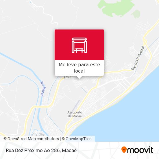 Rua Dez Próximo Ao 286 mapa
