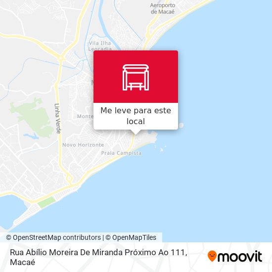 Rua Abílio Moreira De Miranda Próximo Ao 111 mapa