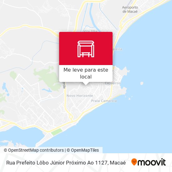 Rua Prefeito Lôbo Júnior Próximo Ao 1127 mapa