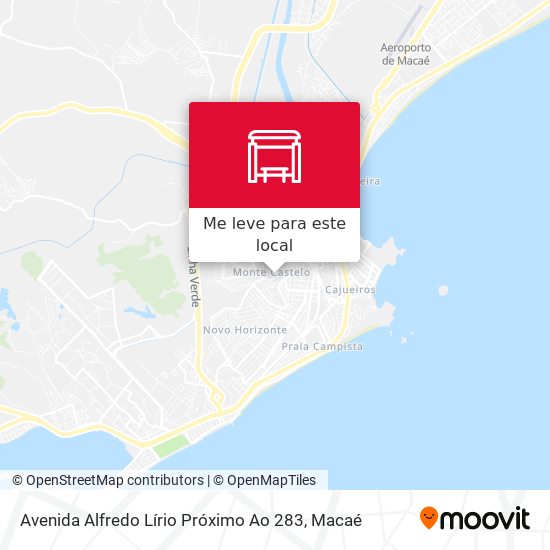 Avenida Alfredo Lírio Próximo Ao 283 mapa
