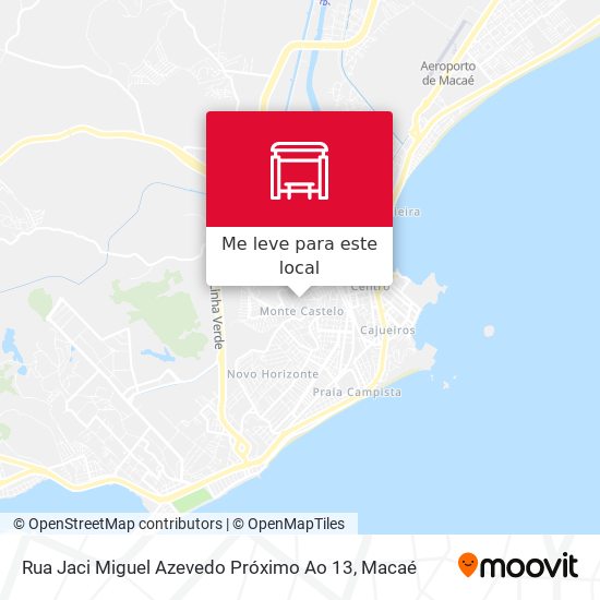 Rua Jaci Miguel Azevedo Próximo Ao 13 mapa