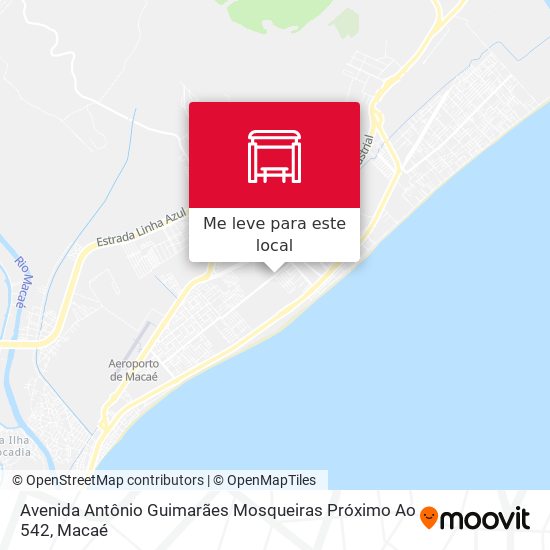 Avenida Antônio Guimarães Mosqueiras Próximo Ao 542 mapa