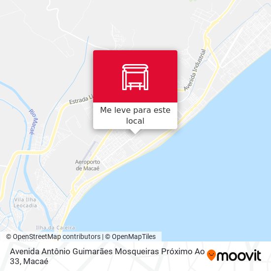 Avenida Antônio Guimarães Mosqueiras Próximo Ao 33 mapa