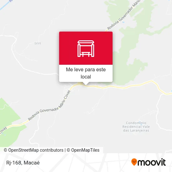 Rj-168 mapa
