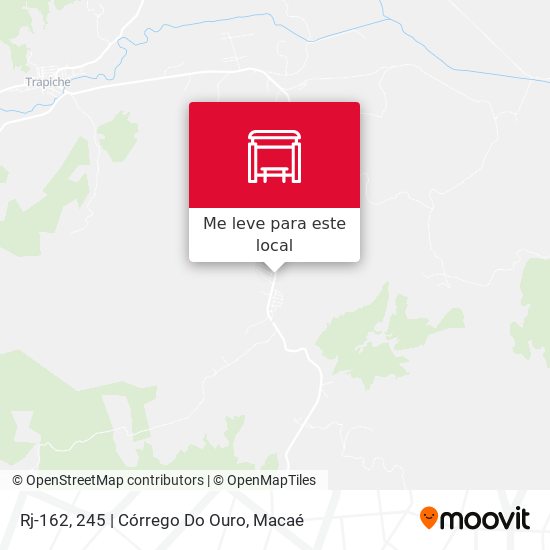Rj-162, 245 | Córrego Do Ouro mapa