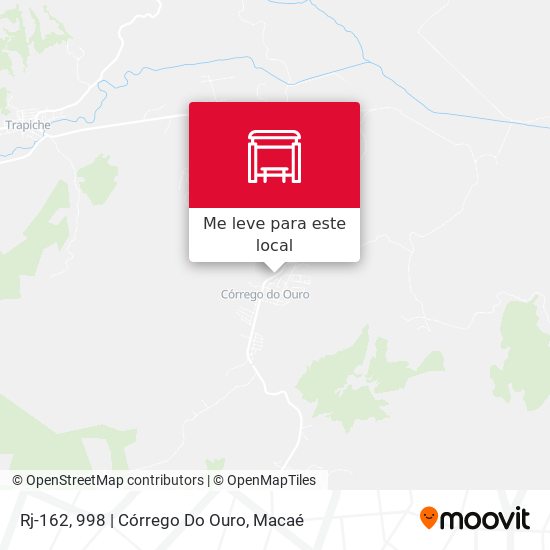 Rj-162, 998 | Córrego Do Ouro mapa