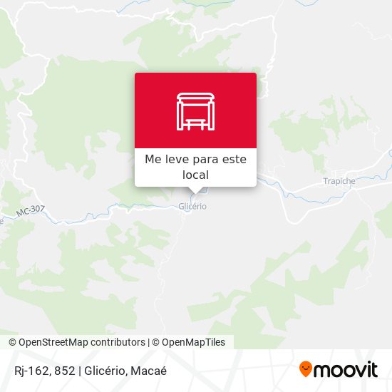 Rj-162, 852 | Glicério mapa
