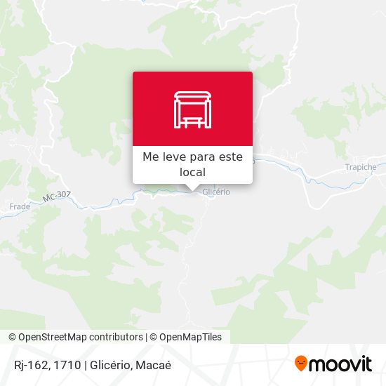 Rj-162, 1710 | Glicério mapa