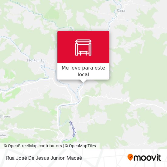 Rua José De Jesus Junior mapa
