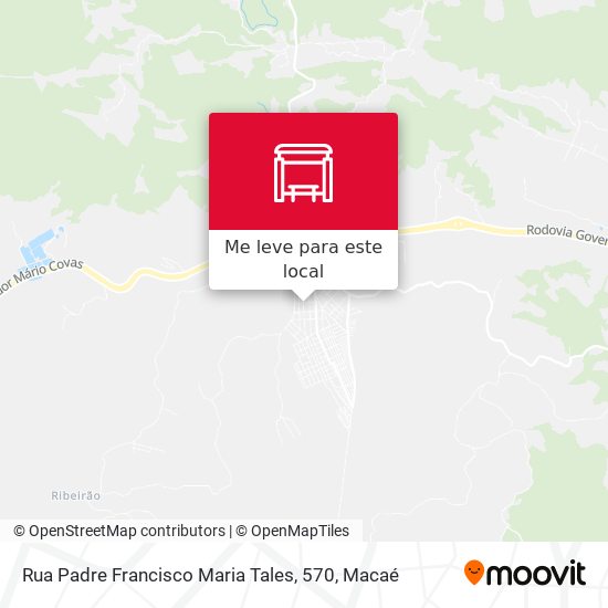 Rua Padre Francisco Maria Tales, 570 mapa