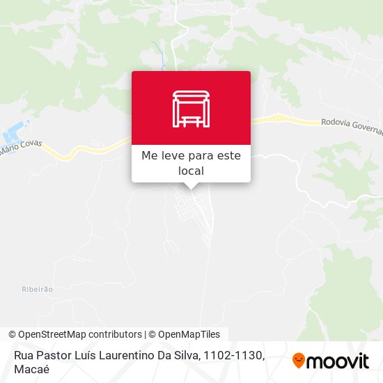 Rua Pastor Luís Laurentino Da Silva, 1102-1130 mapa