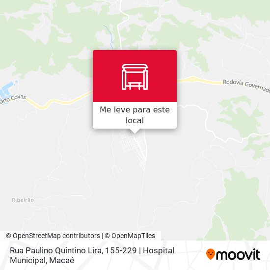 Rua Paulino Quintino Lira, 155-229 | Hospital Municipal mapa