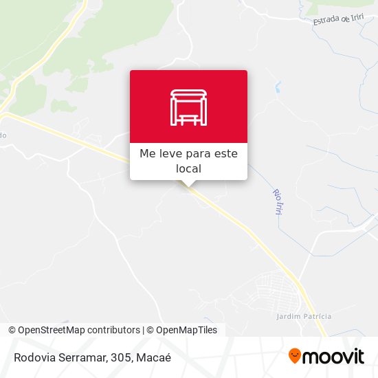 Rodovia Serramar, 305 mapa
