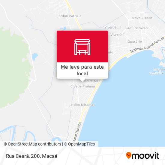 Rua Ceará, 200 mapa