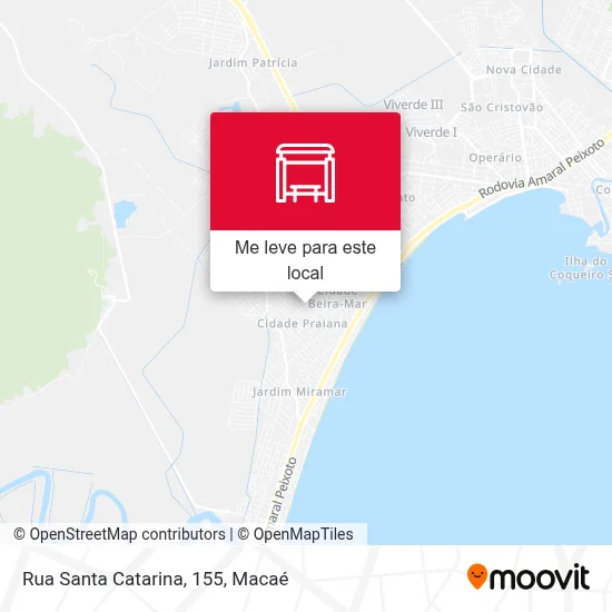 Rua Santa Catarina, 155 mapa