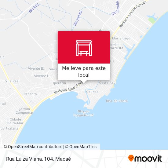 Rua Luiza Viana, 104 mapa