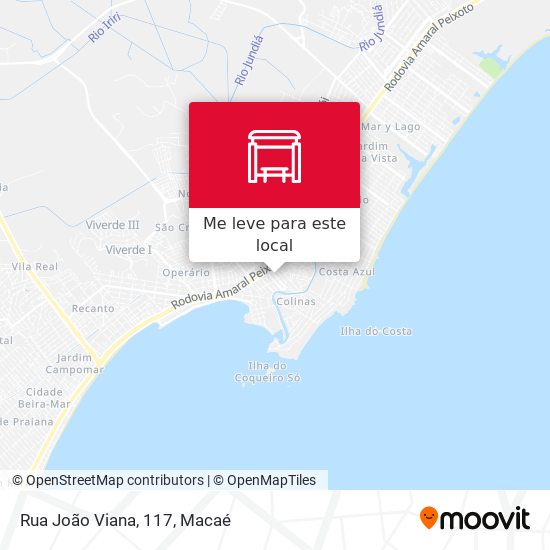 Rua João Viana, 117 mapa