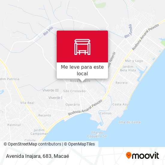 Avenida Inajara, 683 mapa