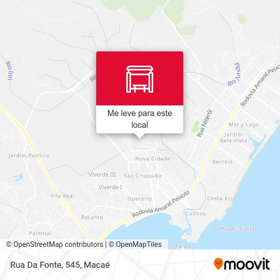 Rua Da Fonte, 545 mapa