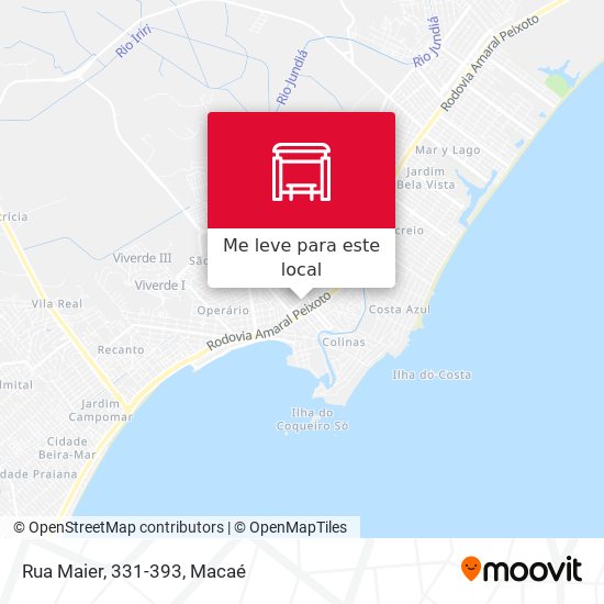 Rua Maier, 331-393 mapa