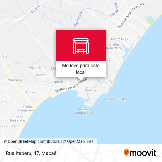 Rua Itaperu, 47 mapa
