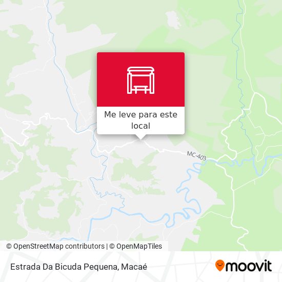 Estrada Da Bicuda Pequena mapa