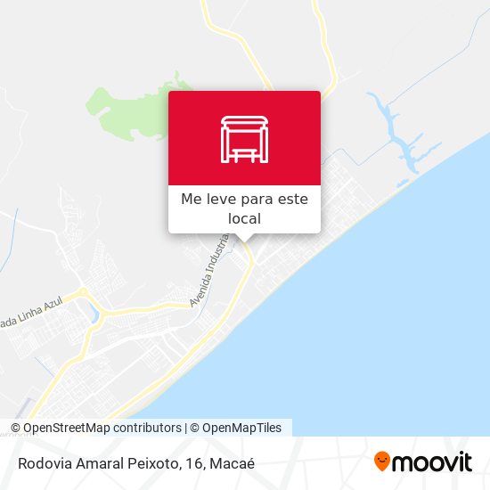 Rodovia Amaral Peixoto, 16 mapa