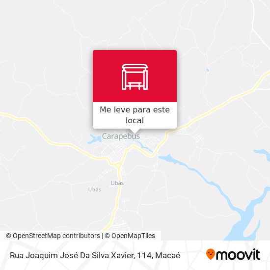 Rua Joaquim José Da Silva Xavier, 114 mapa