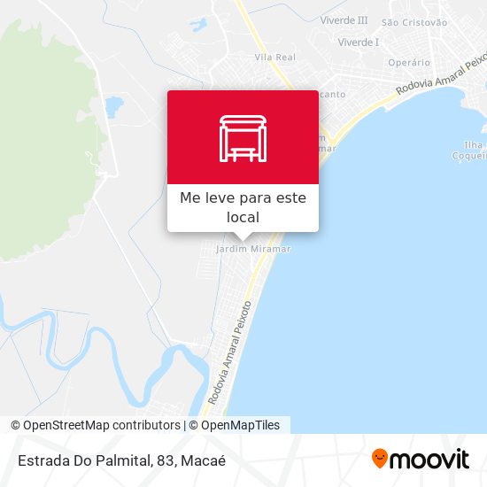 Estrada Do Palmital, 83 mapa