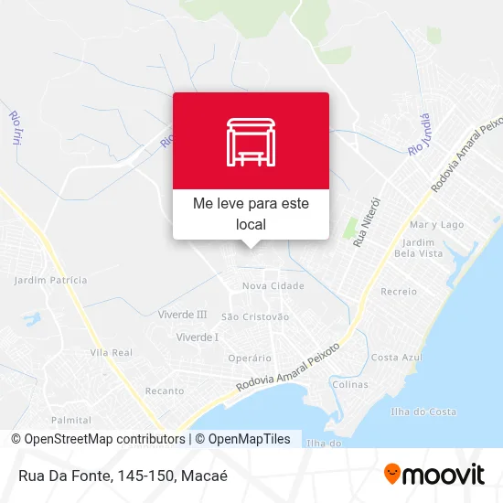 Rua Da Fonte, 145-150 mapa