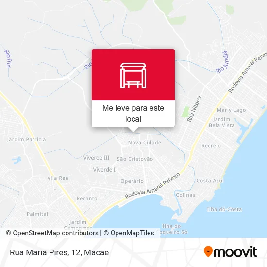 Rua Maria Pires, 12 mapa