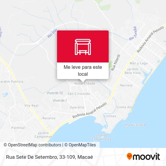 Rua Sete De Setembro, 33-109 mapa